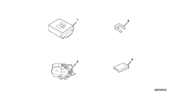 2004 Acura TL Back-Up Sensor (Nighthawk Black Pearl) Diagram for 08V67-SEP-200F