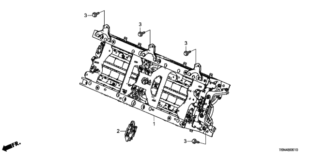 2021 Acura NSX 2 Door FIF KA DCT Battery Pack Diagram