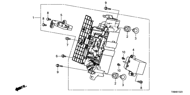 2014 Acura ILX Hybrid IMA Junction Board Diagram