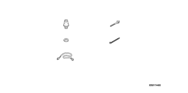 2008 Acura TL 4 Door BASE (NAVIGATION) KA 5AT Engine Block Heater Diagram