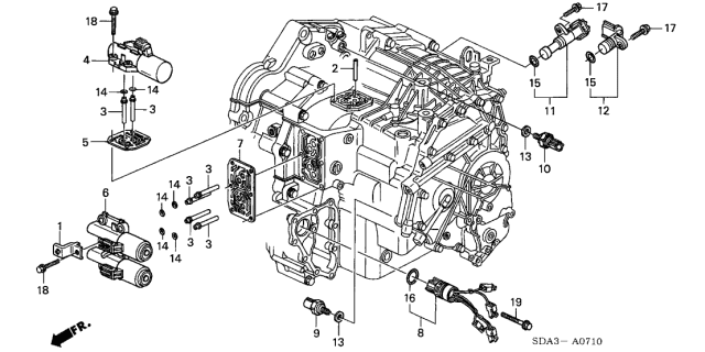 2004 Acura TSX AT Solenoid Diagram