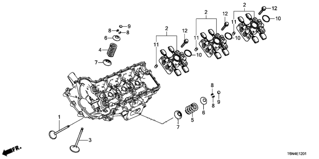 2021 Acura NSX 2 Door BASE KA DCT Valve - Swing Holder Diagram 2