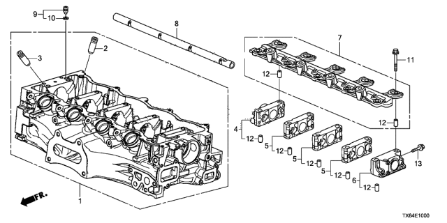 2014 Acura ILX Bolt, Flange (6X35) Diagram for 95801-06035-08