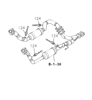 1999 Acura SLX Oxygen Sensor Diagram