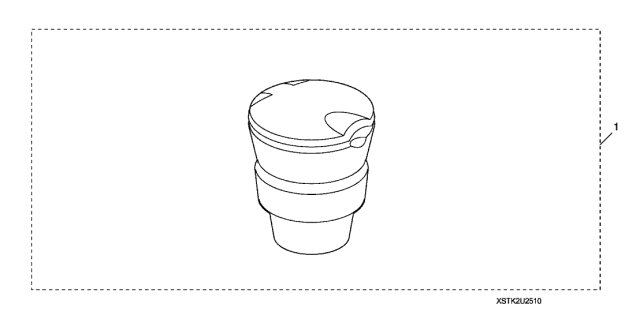 2011 Acura RDX Ashtray Diagram