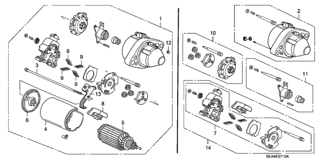 2004 Acura TSX Stay, Engine Harness Diagram for 31292-RAA-A51