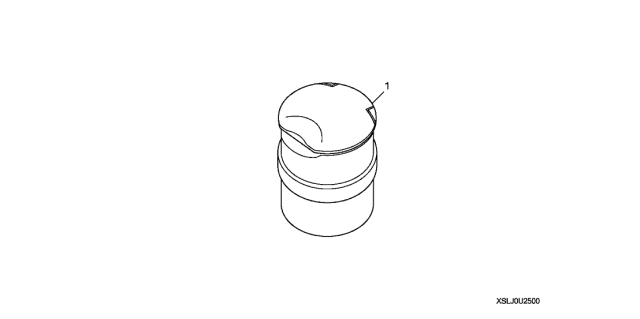 2021 Acura NSX Ashtray (Cup Holder Type) Diagram