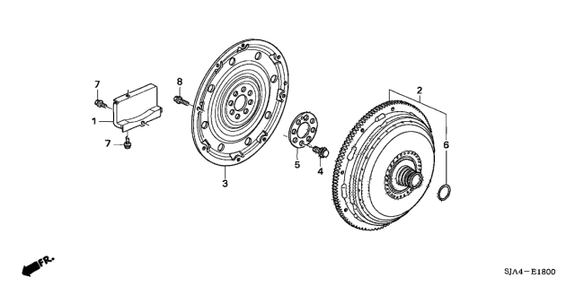 2006 Acura RL Torque Converter Diagram