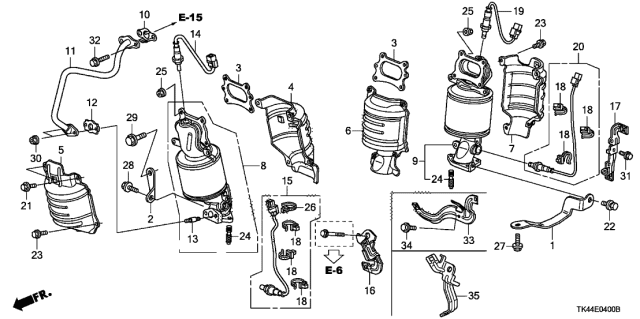 2009 Acura TL Converter Diagram