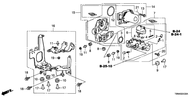 2018 Acura NSX Tandem Motor Cylinder Diagram