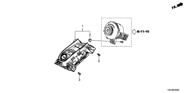 2021 Acura TLX Select Switch Diagram