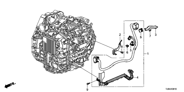 2021 Acura RDX AT Wire Harness (Transmission) Diagram