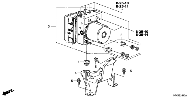 2012 Acura MDX VSA Modulator Diagram