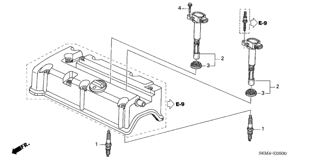 2005 Acura RSX Ignition Coil Diagram