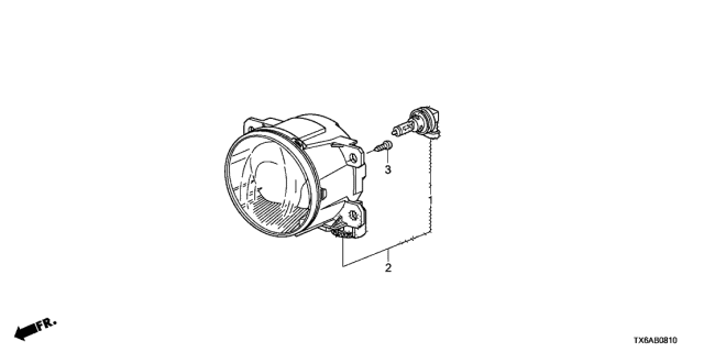 2018 Acura ILX Foglight Diagram