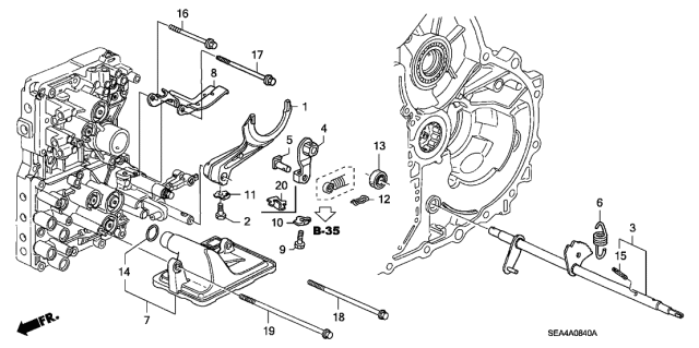 2005 Acura TSX Bolt, Flange (6X105) Diagram for 95701-06105-08