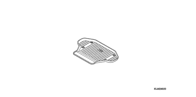 2005 Acura RL Trunk Tray Diagram