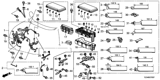 2018 Acura MDX Wire Harness Diagram 1