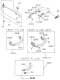 Diagram for Acura SLX Sun Visor Clip - 8-97153-583-0