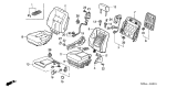 Diagram for 2004 Acura RL Seat Cushion - 81137-SZ3-A62