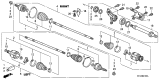 Diagram for Acura Axle Shaft - 44305-STX-A02