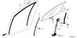 Diagram for 2014 Acura RLX Window Run - 72235-TY2-A02