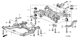 Diagram for 2009 Acura RDX Axle Beam - 50200-STK-A02