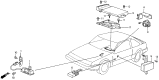 Diagram for 1989 Acura Integra Engine Control Module - 37820-PG7-A03