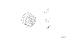 Diagram for 2004 Acura TSX Rims - 08W17-SDB-100A