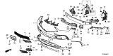 Diagram for 2018 Acura RLX Grille - 71105-TY2-A50