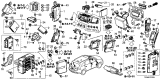 Diagram for Acura MDX Engine Control Module - 48310-5J9-013