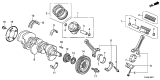 Diagram for Acura TSX Pistons - 13030-RL8-A00