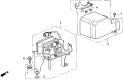 Diagram for 1992 Acura Vigor Cruise Control Servo - 36510-PV1-A02