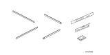 Diagram for 2011 Acura RDX Door Moldings - 08P05-STK-2A0