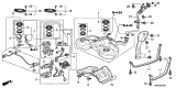 Diagram for Acura TL Fuel Pump - 17045-TK5-A01
