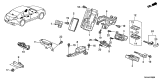 Diagram for 2013 Acura ILX Transmitter - 35113-TK4-A50