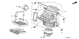 Diagram for Acura Blower Motor - 79310-SZN-A41