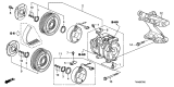 Diagram for Acura RDX A/C Compressor - 38810-R70-A01