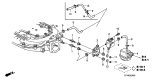Diagram for 2009 Acura MDX Canister Purge Valve - 36163-RCJ-A00
