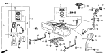 Diagram for Acura RLX Fuel Level Sensor - 17047-TA0-A00