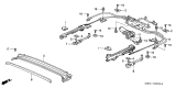 Diagram for 2003 Acura TL Sunroof Cable - 70370-S0K-A01