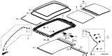 Diagram for 2022 Acura MDX Sunroof - 70200-TJB-A02