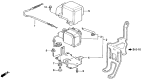 Diagram for 1993 Acura Legend Cruise Control Servo - 36510-PY3-004