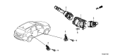 Diagram for Acura Wiper Switch - 35256-TZ5-K61