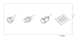 Diagram for Acura Cigarette Lighter - 39610-S2K-003