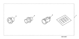 Diagram for 2013 Acura ZDX Cigarette Lighter - 39610-S2K-003