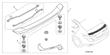 Diagram for 2017 Acura ILX Spoiler - 08F10-TX6-290