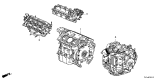 Diagram for 2022 Acura MDX Engine Block - 10002-61A-A00