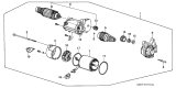 Diagram for Acura Integra Armature - 31207-PC2-661