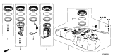 Diagram for 2019 Acura RLX Fuel Filter - 17048-TY2-A00